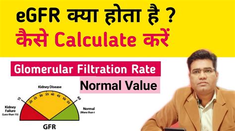 What is eGFR? (Estimated Glomerular Filtration Rate) | Normal Range - How to calculate by Mobile ...