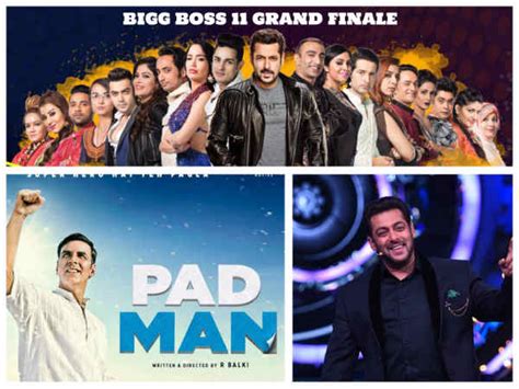 Bigg Boss 11 Grand Finale: Salman Khan To Go LIVE On The Show; Padman’s ...