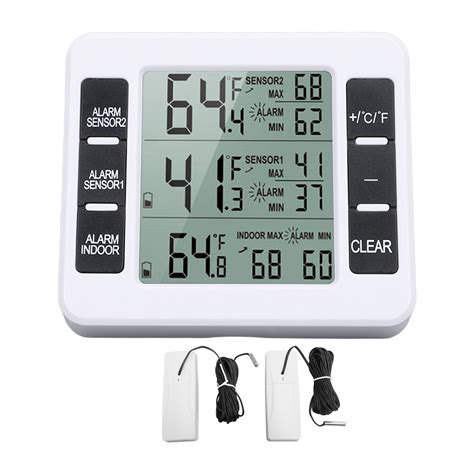 Indoor Outdoor Thermometer Digital Hygrometer Thermometer Wireless ...