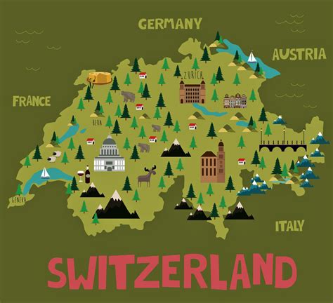 Switzerland Map