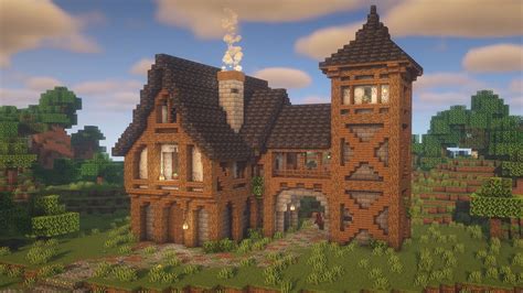 Minecraft Medieval House Blueprints