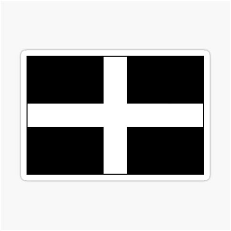 "Cornish Flag Gifts, Stickers and Products" Sticker for Sale by mpodger | Redbubble