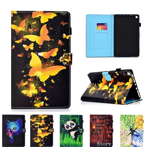 Case For Amazon Kindle Fire HD 8 HD8 2017 7th Generation Funda Cover For kindle Fire HD8 2016 ...