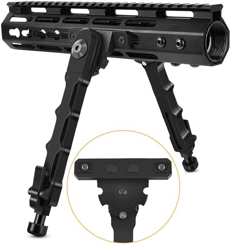 7.5-9 Inches Tactical Two-Piece Bipod for M-LOK Rail - BipodFactory