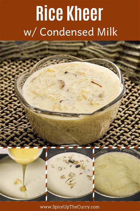 Kheer With Condensed Milk (Milkmaid) - Spice Up The Curry