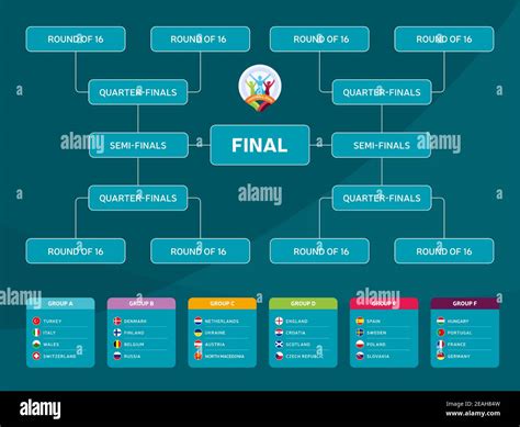 Match schedule, template for web, print, football results table, flags ...