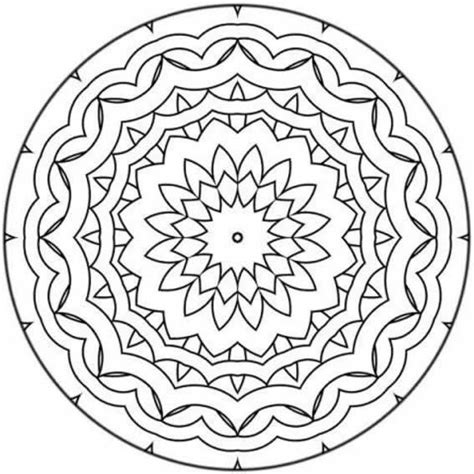 Imágenes de mandalas para imprimir :: Dibujos de mandalas para colorear