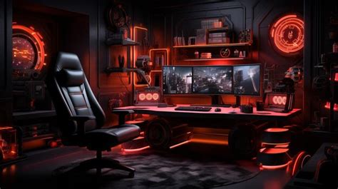 Premium AI Image | Ultimate gaming computer desktop setup