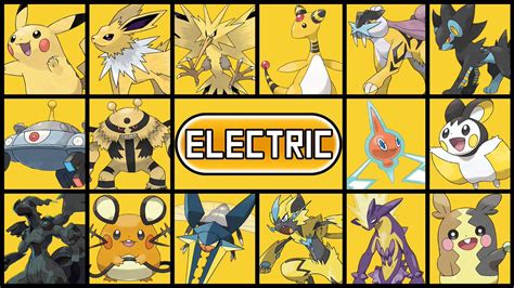 Electric Type Pokemon - Ichlasari