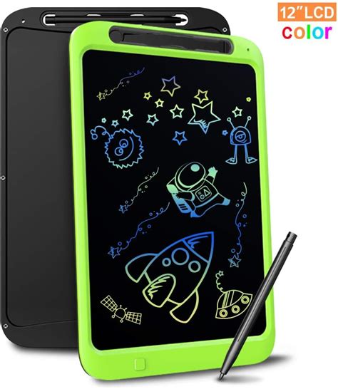 LCD Writing Tablet, Richgv 12 Inch Colorful Update Digital Electronic ...