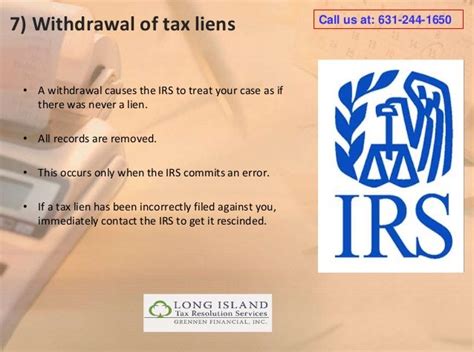 IRS Federal Tax Liens Prevention and Removal Processevention and remo…