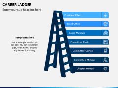 Career Ladder PowerPoint and Google Slides Template - PPT Slides