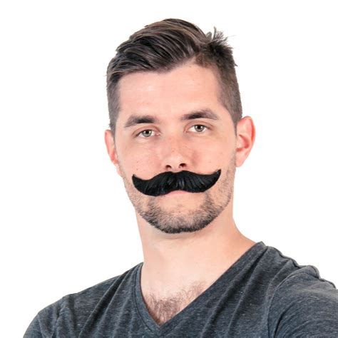 Adult Deluxe Handlebar Mustache Costume Accessory - Walmart.com