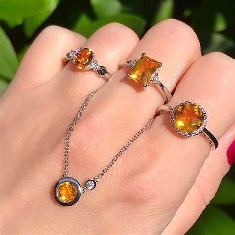 November Birthstones: Citrine and Topaz | November birthstone, Citrine ...