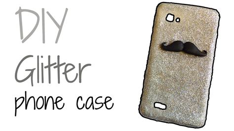 DIY, Glitter phone case Tutorial, Polymer clay How-to