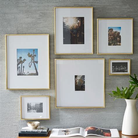 Gallery Frames - Polished Brass | west elm Australia