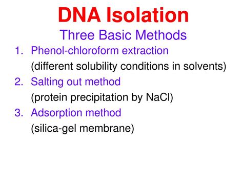 PPT - DNA Isolation PowerPoint Presentation, free download - ID:1469856