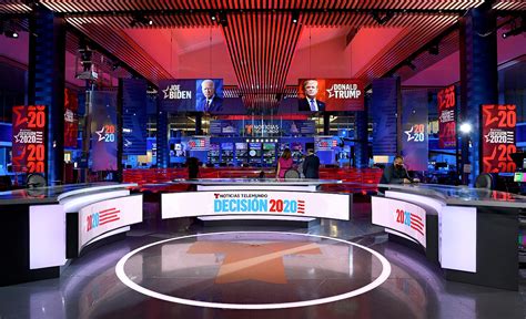 Telemundo's election coverage features monumental augmented reality, newsroom set - NewscastStudio