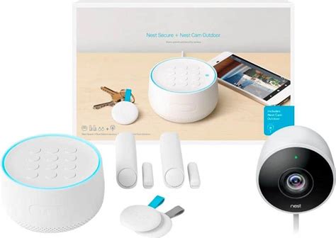 Best Buy: Google Nest Secure Alarm System with Nest Cam Outdoor White B01234-US