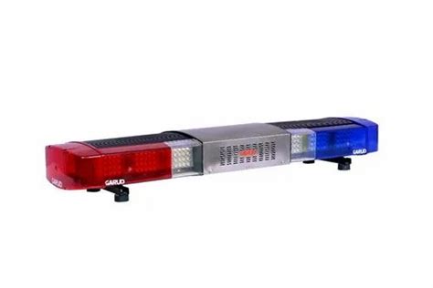 LED Polycarbonate And Aluminium Police Car Siren Light Bar at Rs 19000 in Faridabad