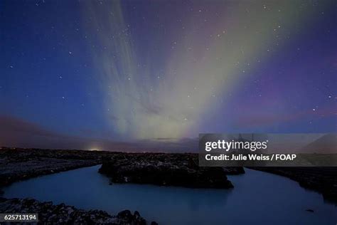 Blue Lagoon Northern Lights Photos and Premium High Res Pictures ...