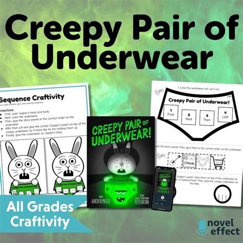 Creepy Pair of Underwear Activities - Novel Effect