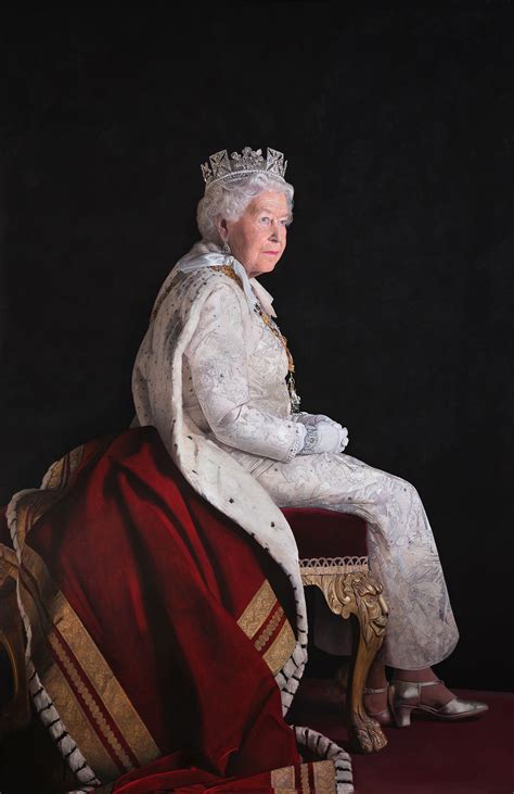 HM Queen Elizabeth II The Realms portrait | News | Richard Stone - Royal portrait painter