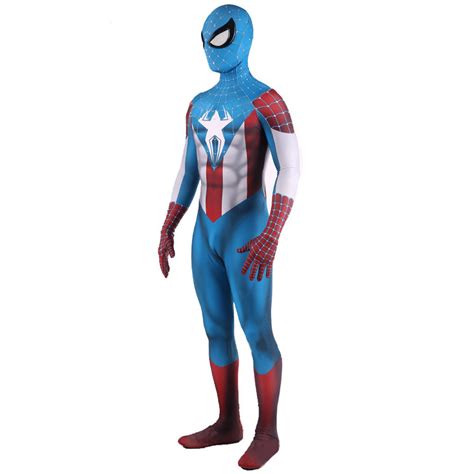 Marvel Captain America Halloween Costume for Kids Adults Avengers with ...