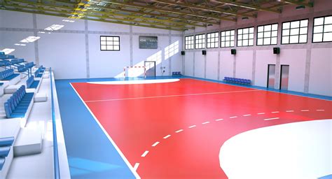 Handball arena 3D Model $99 - .max .fbx .obj .3ds - Free3D