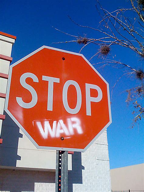 Day 81 - Stop War Sign - Sanford 365