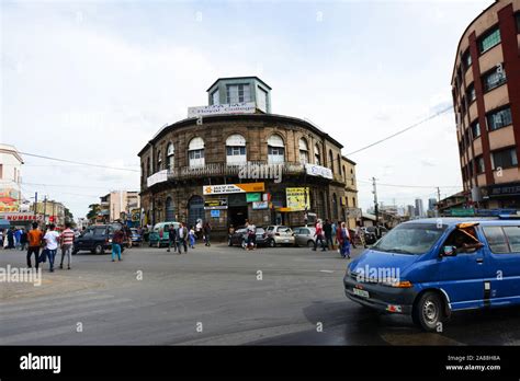 A beautiful old building in the Piazza, Addis Ababa Stock Photo - Alamy