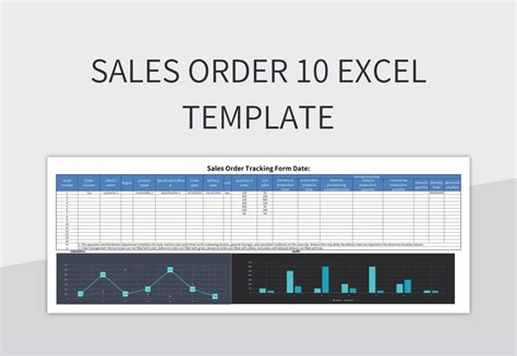 Free Sales Order Excel Template 10 Templates For Google Sheets And ...