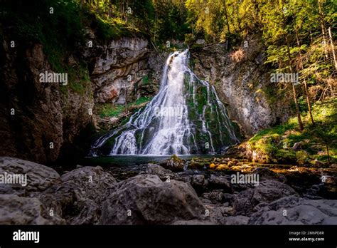 Gollinger Waterfalls near Salzburg in Austria Stock Photo - Alamy