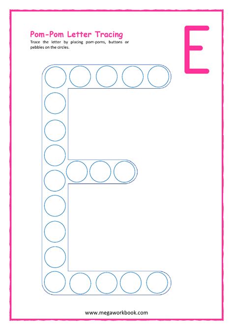 Letter E Printable Worksheets