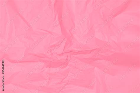 Crumpled pink paper texture, pink background, wallpaper foto de Stock | Adobe Stock