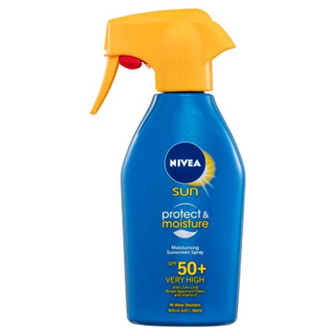 Nivea Sun Moisture & Protect SPF50+ Sunscreen Spray - SPOIL.co.nz