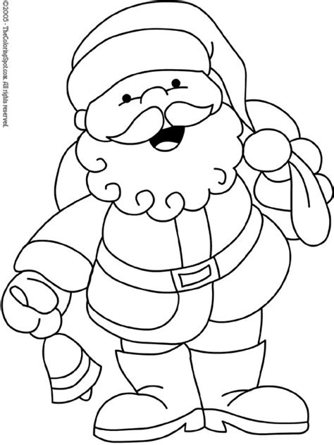 Santa Claus Coloring Page 2 | Audio Stories for Kids | Free Coloring Pages | Colouring Printables