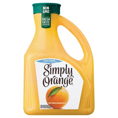 Save on Simply Orange Orange Juice with Calcium & Vitamin D Pulp Free ...