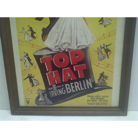 Vintage "Top Hat" Movie Poster | Chairish