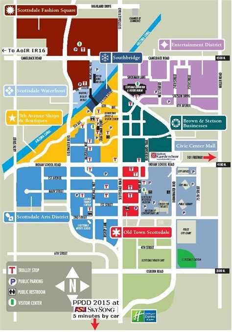 Scottsdale Art Galleries Map | PISTOLHOLLER