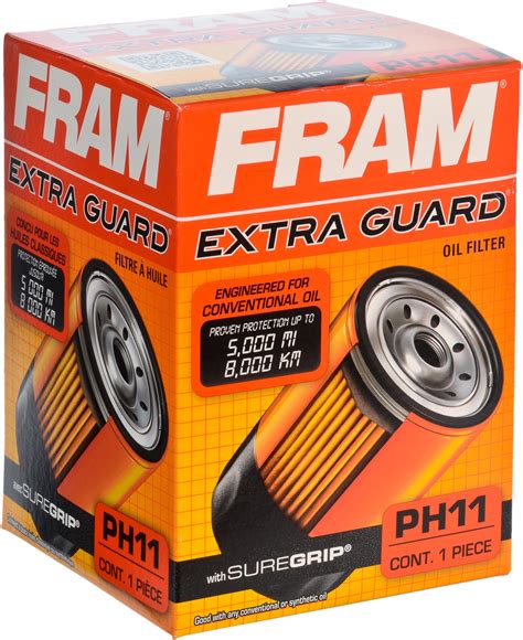 FRAM Extra Guard Oil Filter, PH11 - Walmart.com