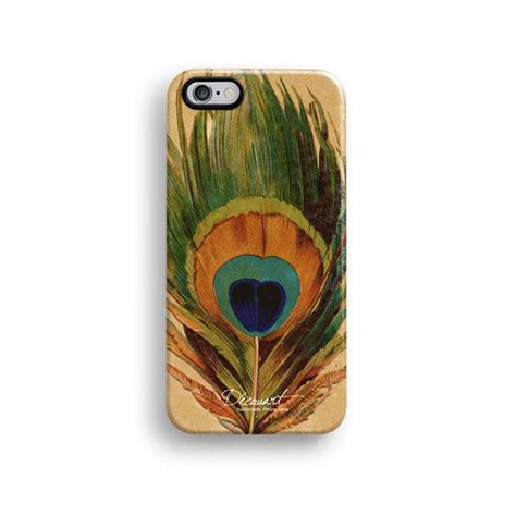 Peacock feather iPhone X case, iPhone 7 case, iPhone 7 Plus case S206 ...