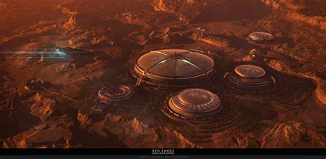 Martian colony by Christian Hecker | human Mars