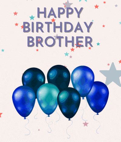 Happy Birthday Brother Wishes GIF | GIFDB.com