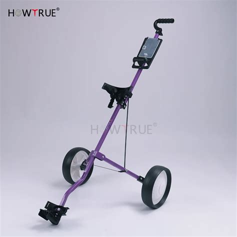 Cart Foldable 3 Wheels Push Cart Aluminum Pull Cart Trolley With ...