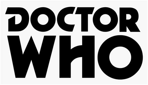 Doctor Who Logo White - Doctor Who Logo Pertwee, HD Png Download - kindpng