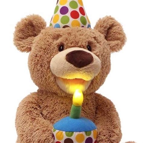 Happy Birthday Animated Teddy, 12 in | Happy birthday bear, Teddy bear birthday, Bear birthday