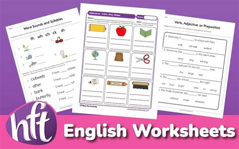 English Worksheets - Have Fun Teaching | Have fun teaching, Worksheets, Teacher worksheets