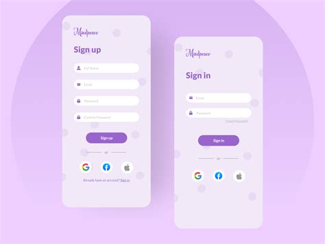 Sign up Screens UI Design by Ali Humayun on Dribbble