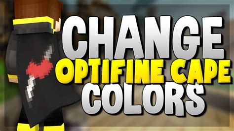 HOW to CHANGE the BACK COLOR of your OPTIFINE CAPE! ( Optifine Cape Tutorial ) - YouTube